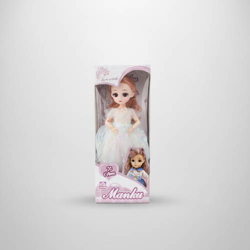 Manku Bride Doll in Wedding Gown – French Style Girl Toy