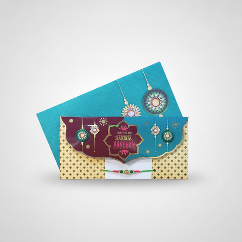 Raksha Bandhan Gift Set with Rakhi, Roli & Chawal