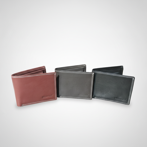 Wrangler Men's Bifold Leather Wallet – Classic Everyday Carry