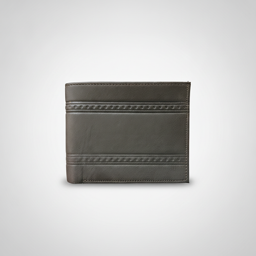 Wrangler Men's Brown Bifold Leather Wallet