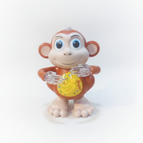 Dancing Monkey Toy with LED Lights & Music for Kids