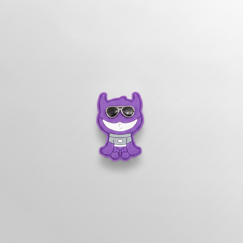 Cool Batman Kids Rakhi – Purple Superhero Rakhi for Boys
