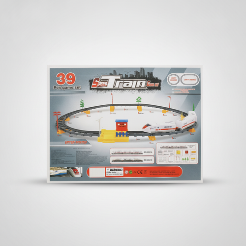 Speed Train 39-Piece Battery-Operated Bullet Train Game Set