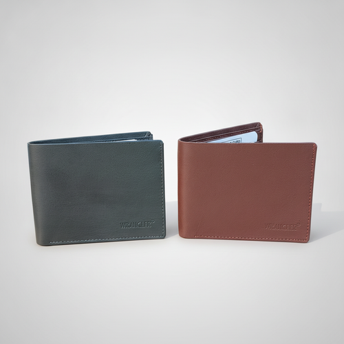Wrangler Men's Bifold Leather Wallet – Classic & Slim