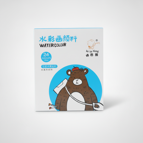 Ka Ba Xiong Watercolour Paint Set – 24 Colours, 12ml Each