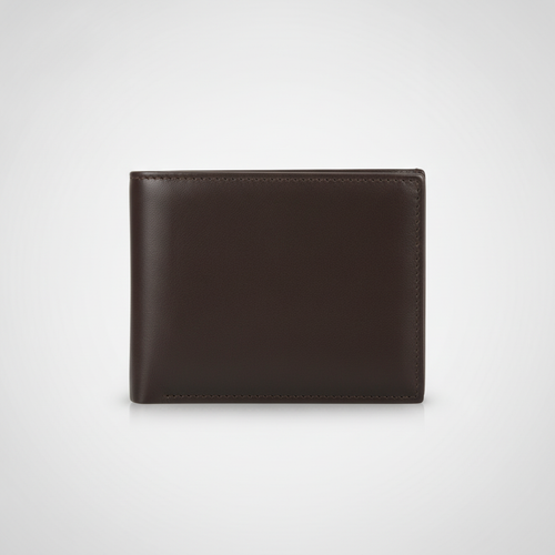 Wrangler Men's Classic Black Leather Bifold Wallet