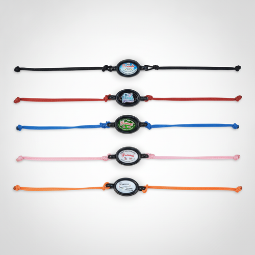 Friendship Quote Bracelet with Adjustable Cord — Set of 5