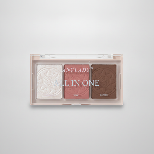 ANYLADY All In One Face Palette – Highlight, Blush & Contour