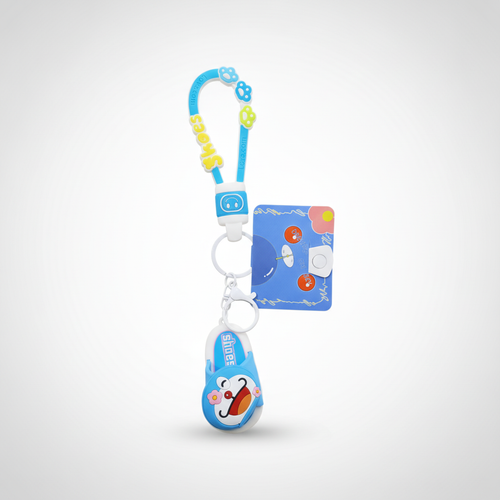 Doraemon Mini Shoe Keychain – Cute Anime Charm Keyring