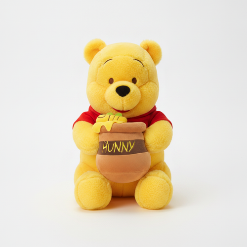 Winnie The Pooh Plush Toy with Hunny Pot – 45 cm