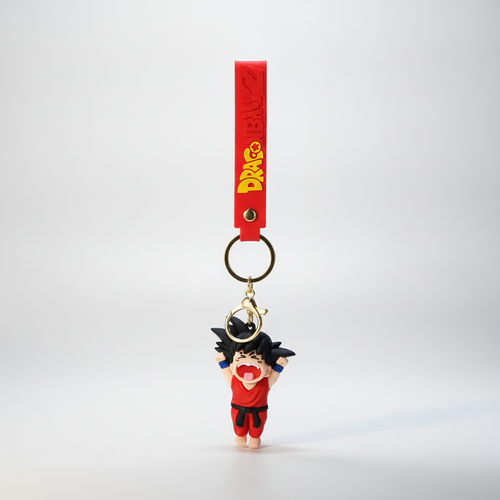 Dragon Ball Z Kid Goku Screaming Keychain Charm
