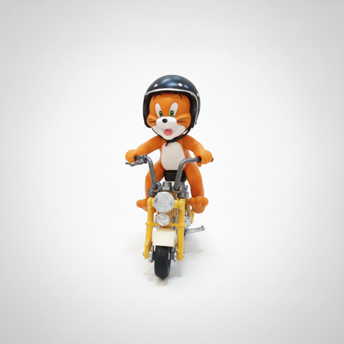 Tom & Jerry Tom Cat Motorcycle Rider Action Figure Toy