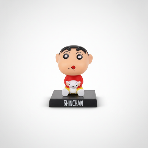 Shinchan Bobblehead Figure with Phone Stand Base