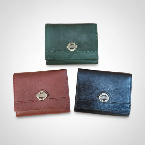 Wrangler Leather Trifold Wallet – Classic Style, 3 Colors