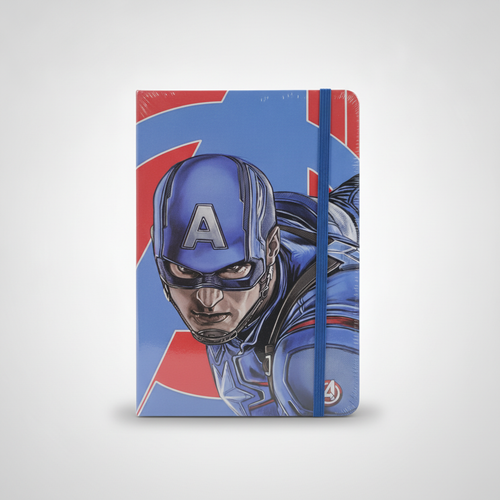Captain America Marvel Avengers Hardcover Diary Notebook