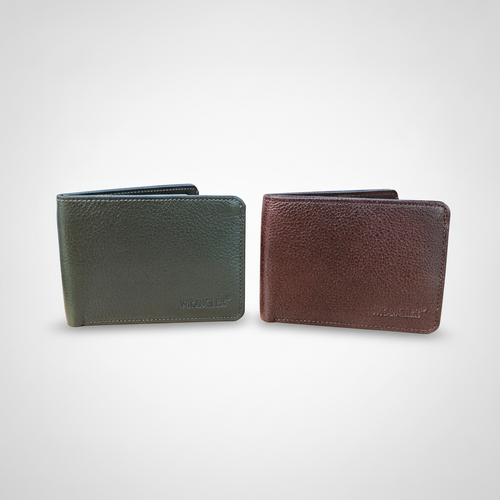 Wrangler Men's Genuine Leather Bifold Wallet