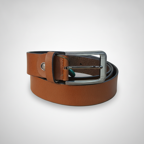 Wrangler Men's Tan Leather Belt – 100 CM