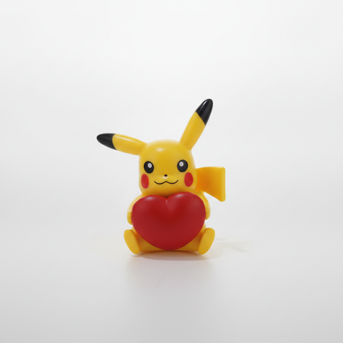 Pikachu Holding Heart Action Figure – Pokémon Collectible