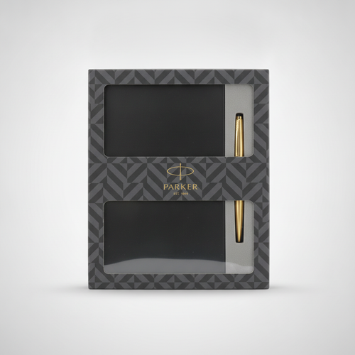 Parker Est. 1888 Pen & Diary Gift Set – Gold Trim