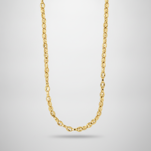 Men's Gold Rope Chain Necklace – Bold & Polished