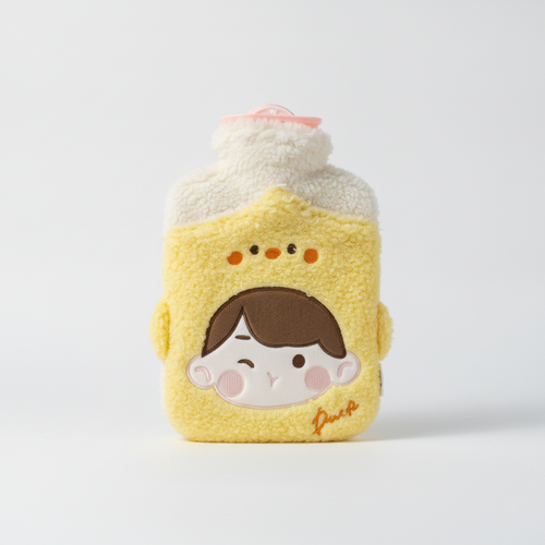Cute Duck Character Plush Hot Water Bottle Bag