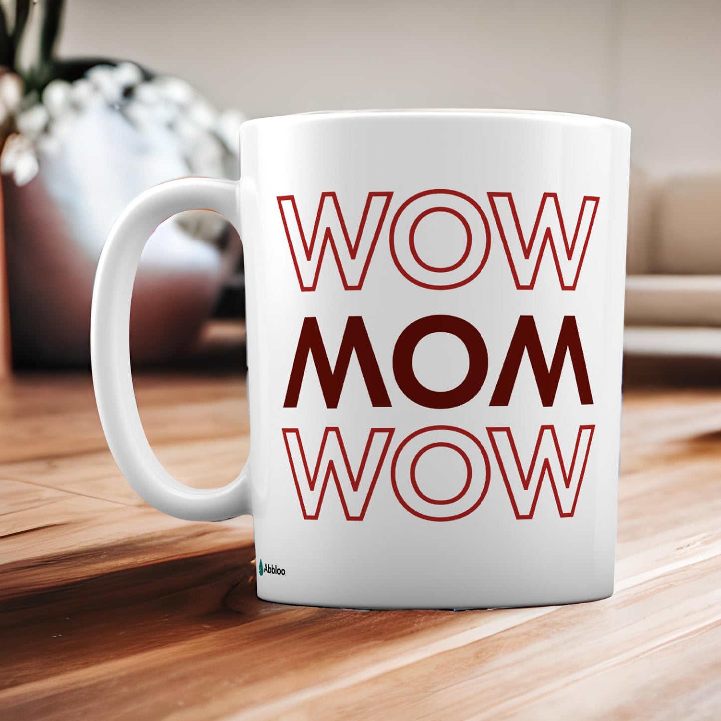 Personalised Wow Mom Mug