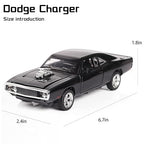 Fast & Furious Dodge Challenger Model Openable Doors & Light, Music
