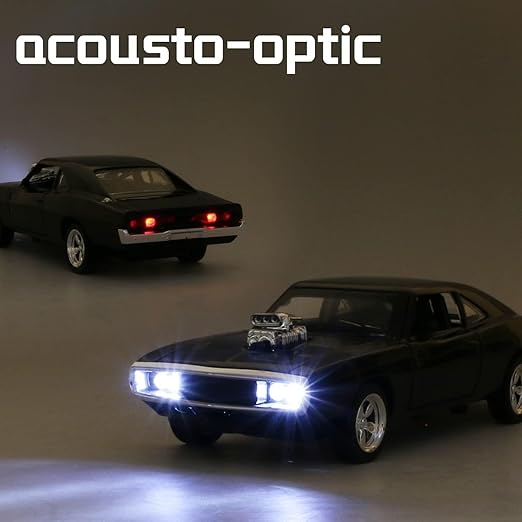 Fast & Furious Dodge Challenger Model Openable Doors & Light, Music