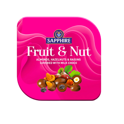 Sapphire Fruit & Nut Covered with Milk Chocolate