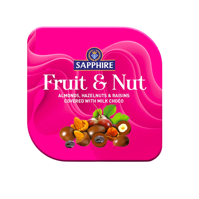 Sapphire Fruit & Nut Covered with Milk Chocolate