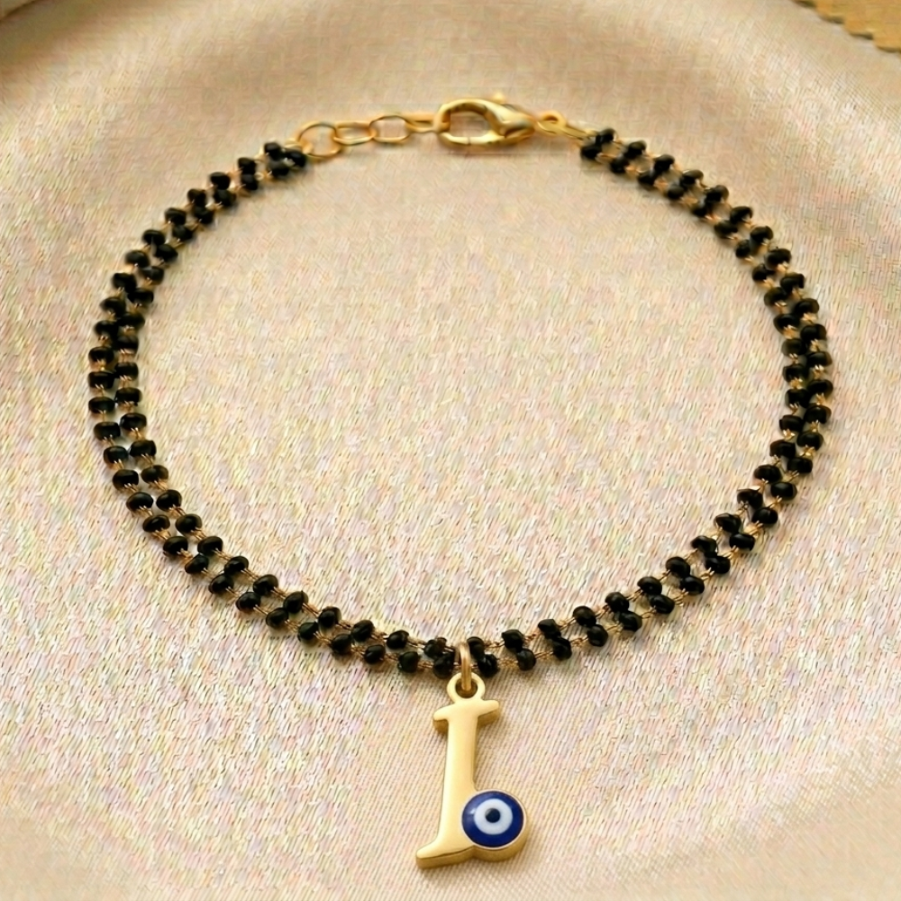 Name Initial Mangalsutra Bracelet