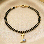 Name Initial Mangalsutra Bracelet