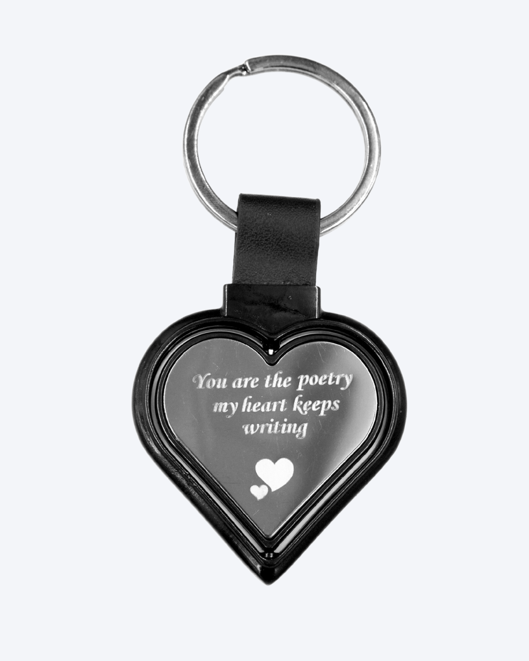 Personalised Heart Metal Keychain