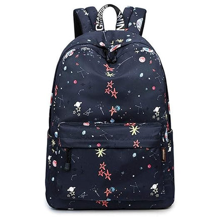 Unisex Printed School College Bags for Boys Girls Casual Bag