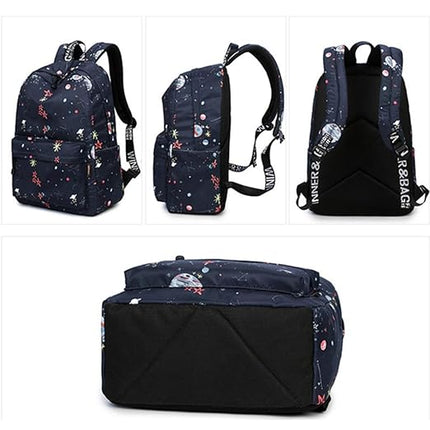 Unisex Printed School College Bags for Boys Girls Casual Bag