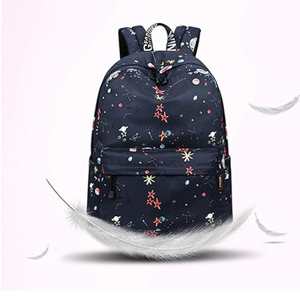 Unisex Printed School College Bags for Boys Girls Casual Bag
