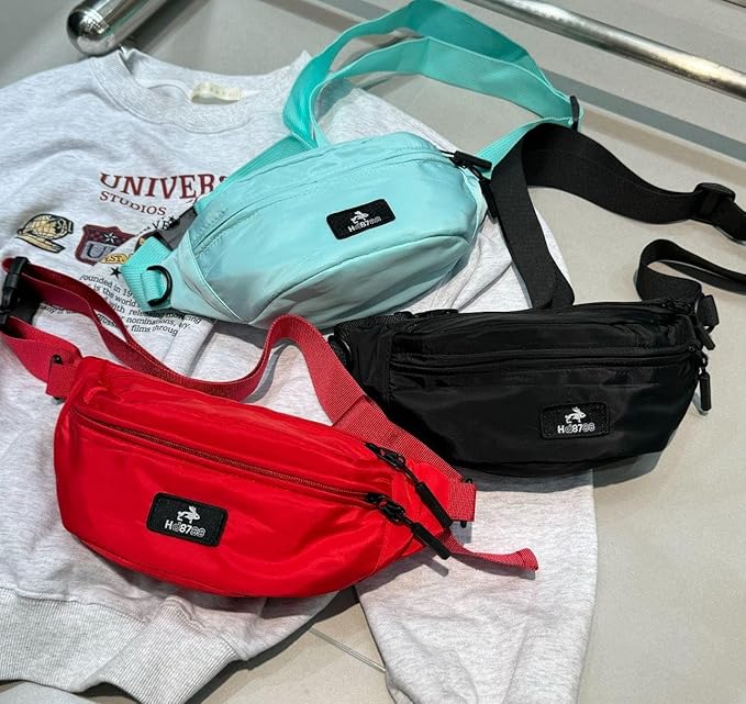 Unisex Waist Bag for Men & Women – Lightweight Crossbody Sling