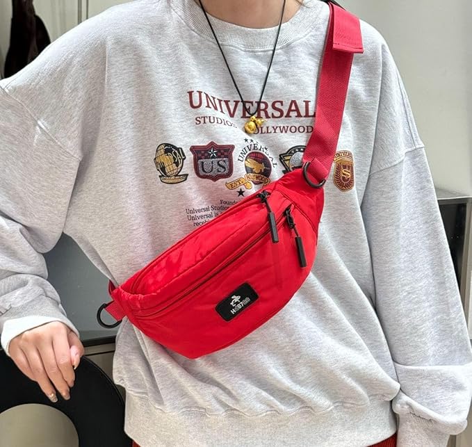 Unisex Waist Bag for Men & Women – Lightweight Crossbody Sling