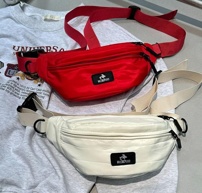 Unisex Waist Bag for Men & Women – Lightweight Crossbody Sling