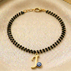 Name Initial Mangalsutra Bracelet