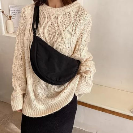 Crescent Bag Half-moon Shaped Crossbody Shoulder Bag