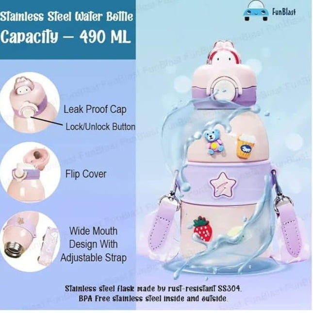 Q- Bunny Peilijia Stainless Steel Water Bottle