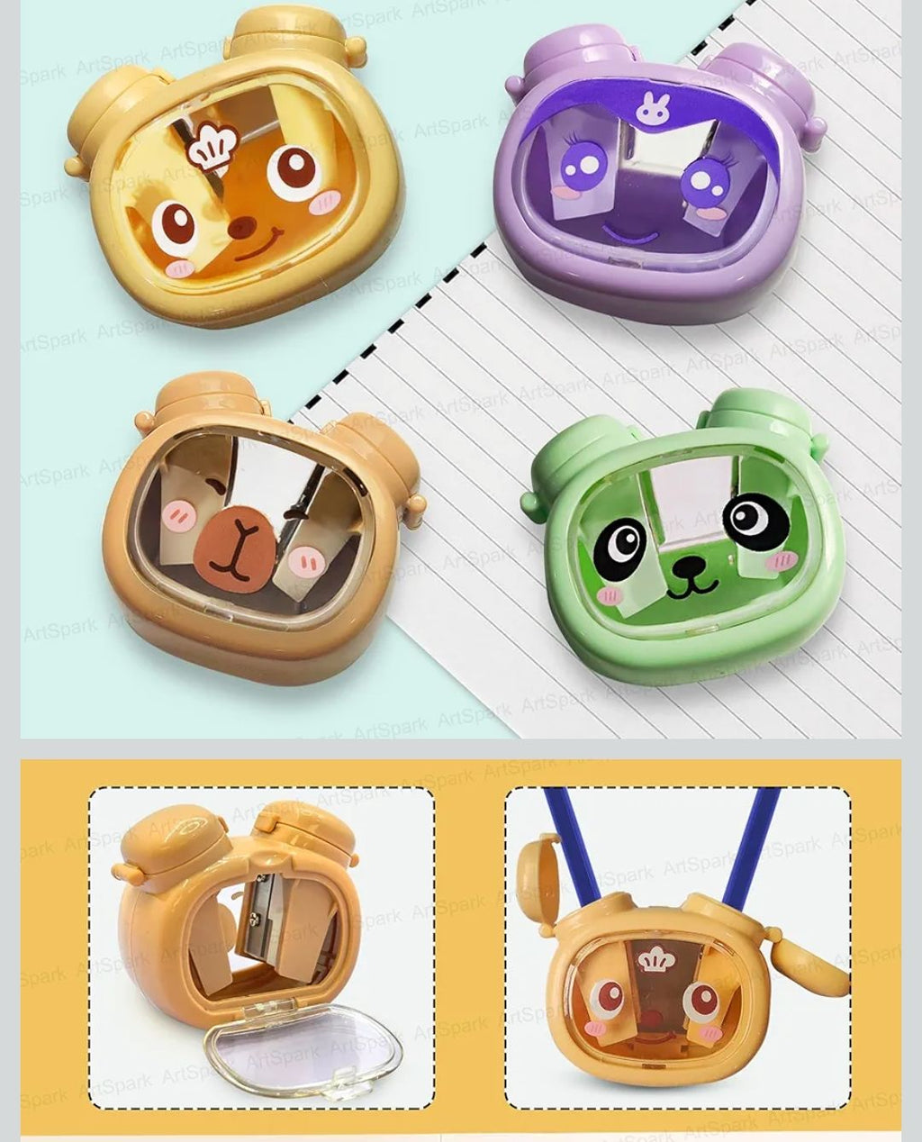 Cute Kawaii Long Blade Dual Sharpener