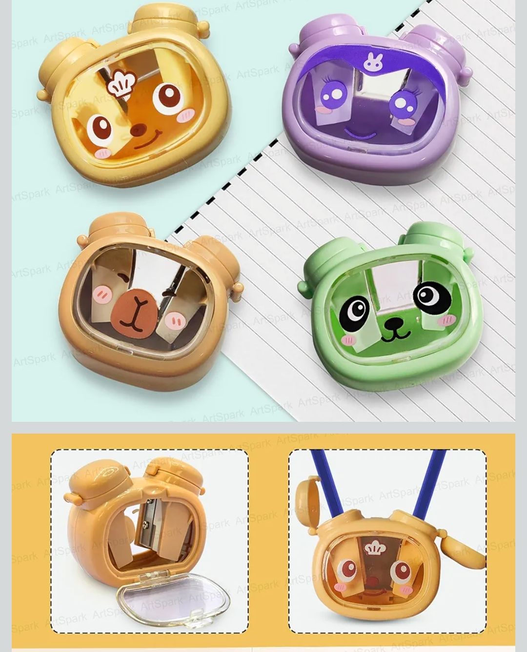 Cute Kawaii Long Blade Dual Sharpener