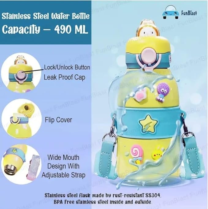 Q- Bunny Peilijia Stainless Steel Water Bottle