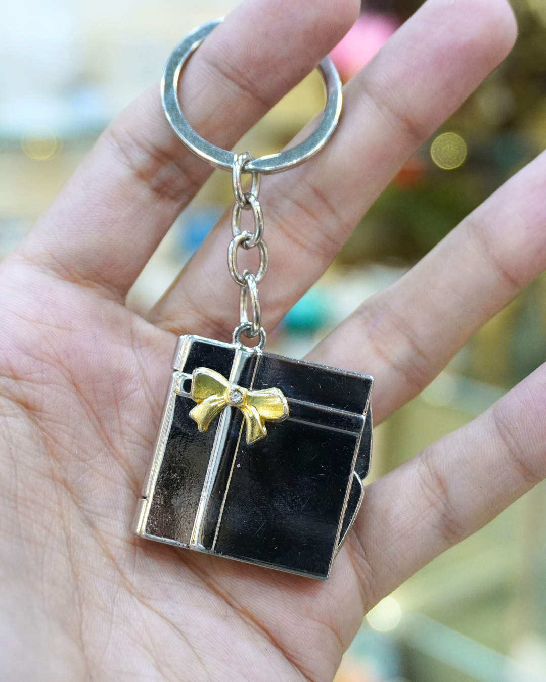 Personalised Photo Book Metal Keychain
