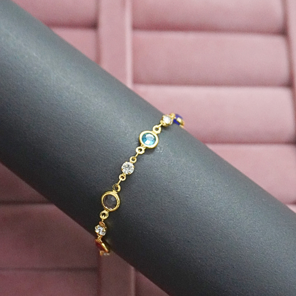 Black Circle Bracelet