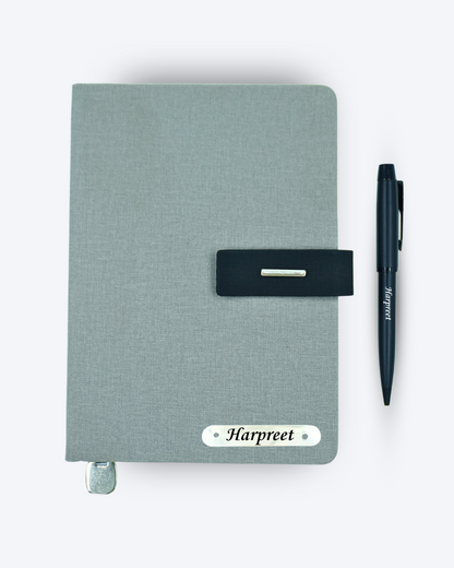 Personalised Fabtex Notebook & Pen Combo