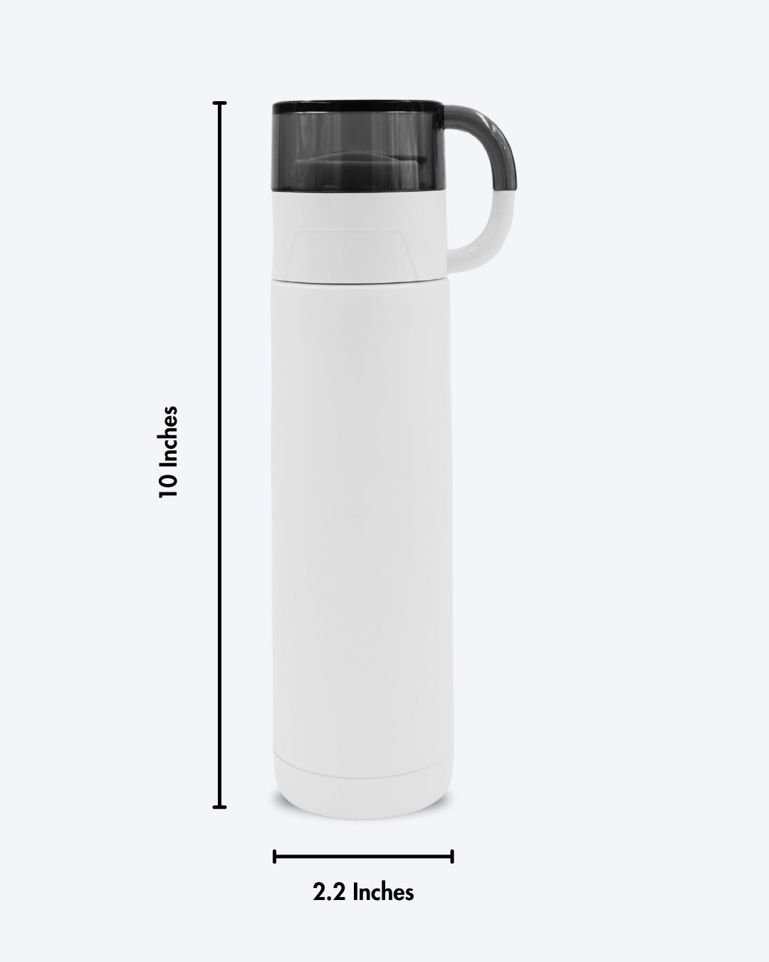 Personalised Thermosteel Cup Bottle White