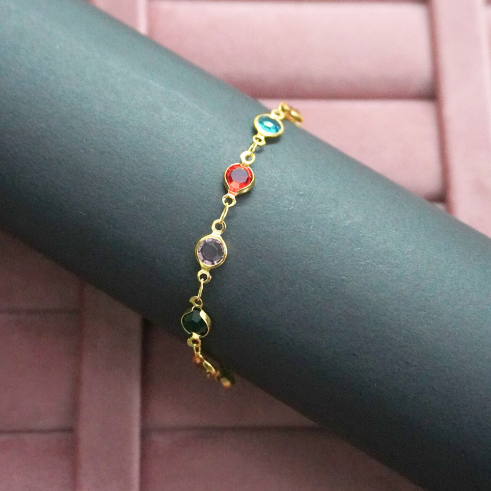Black Circle Bracelet